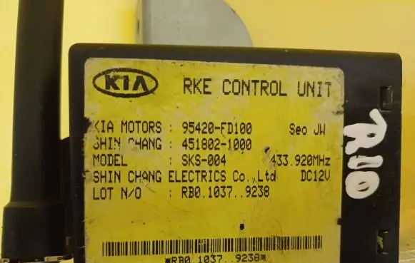 KIA Rio Door central lock control unit/module 95420FD100