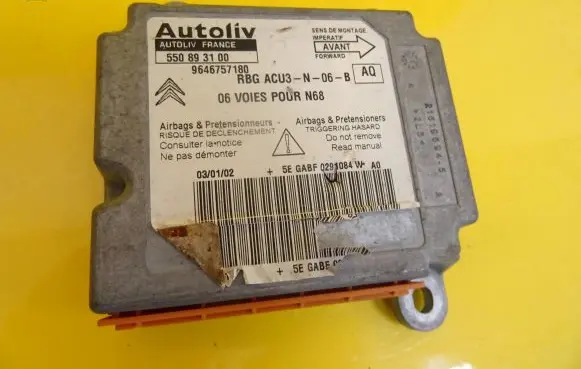 Citroen Xsara Picasso Airbag control unit/module 550893100 9646757180