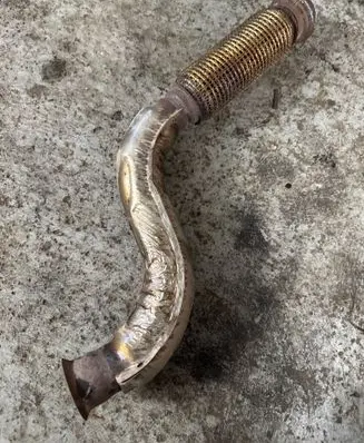 Opel Grandland X Muffler pipe connector clamp 
