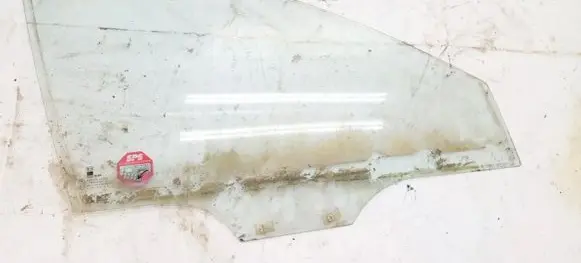 KIA Clarus Front door window glass four-door