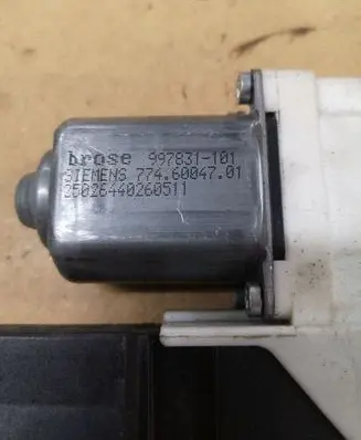 Peugeot 307 Front door window regulator with motor 9634456880 997831101 503620090408