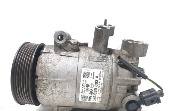 Volkswagen PASSAT B7 Air conditioning (A/C) compressor (pump) 5K0820803A