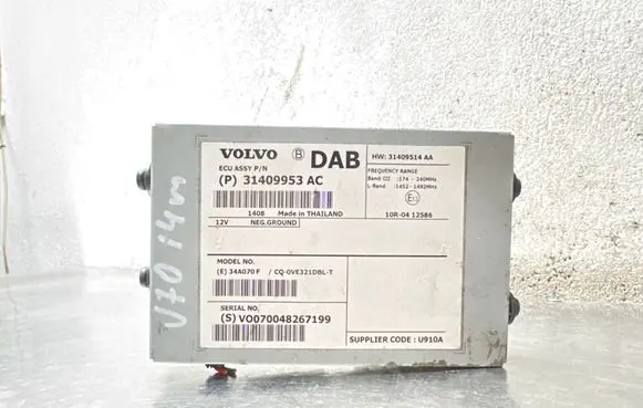 Volvo V70 Antenna control unit 31409514 31409953AC V0070048267199