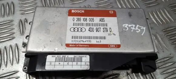 Audi A4 S4 B5 8D ABS control unit/module 0265108005 4D0907379D
