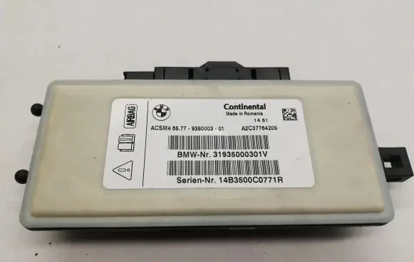 BMW X6 F16 Airbag control unit/module 9350003