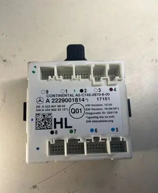 Mercedes-Benz GLC X253 C253 Door control unit/module A2229001814 A2229015803 7452870800