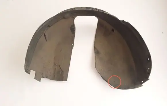 Volvo S40 Front wheel arch liner splash guards 30678143