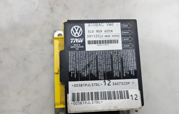 Volkswagen PASSAT B6 Airbag control unit/module 3C0909605M