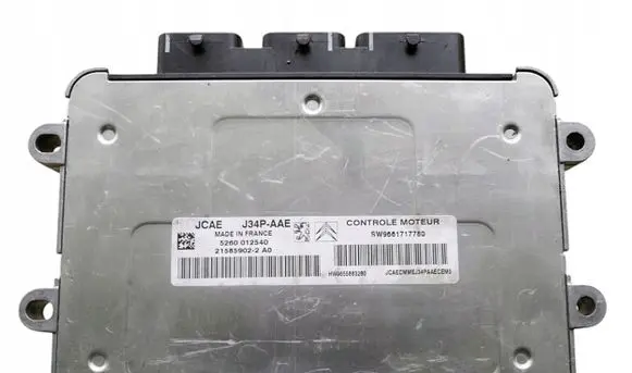 Peugeot 1007 Engine control unit/module 9661717780