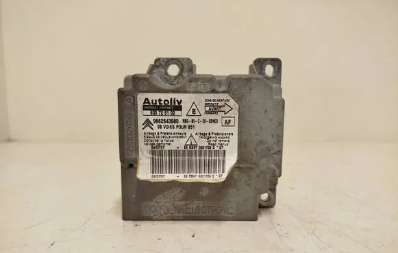 Citroen C4 I Airbag control unit/module 9662643980 603726100