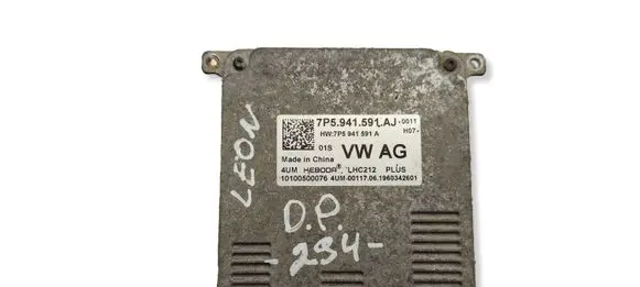 Seat Leon (5F) LED ballast control module 7P5941591AJ 7P5941591A 10100500076