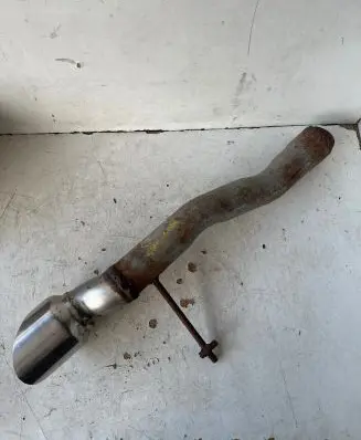 Ford Mustang VI Muffler ending 