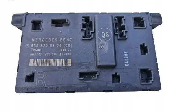 Mercedes-Benz Vito Viano W639 Comfort/convenience module 6398200326