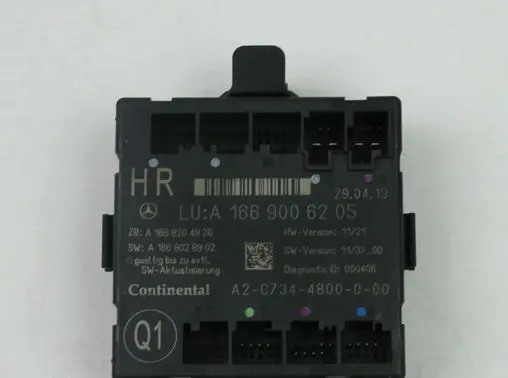 Mercedes-Benz GL X166 Door control unit/module A1669006205