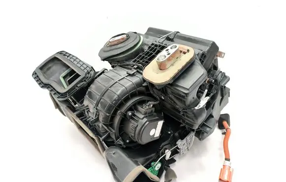 Interior heater climate box assembly