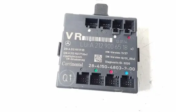 Mercedes-Benz C W204 Door control unit/module A2129006518