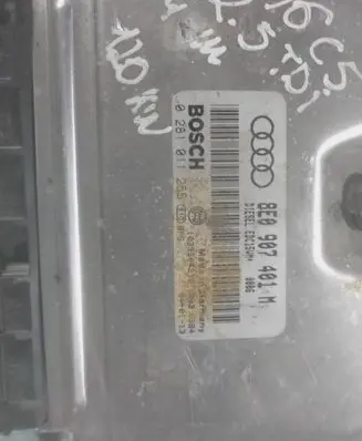 Audi A6 S6 C5 4B Engine control unit/module 8E0907401M 0281011255