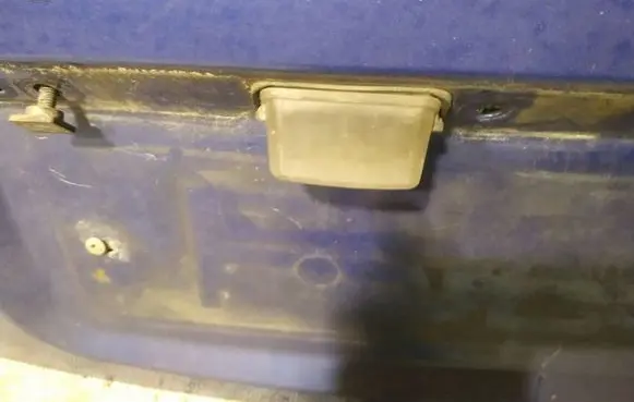 Citroen C3 Number plate light