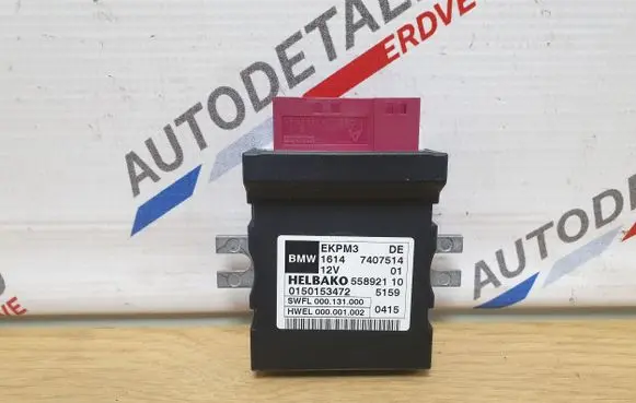BMW 1 F20 F21 Fuel injection pump control unit/module 7407514 16147407514