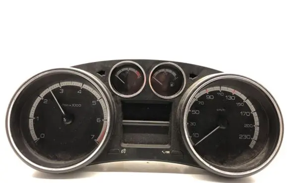 Peugeot 308 SW Speedometer (instrument cluster) 9665107380