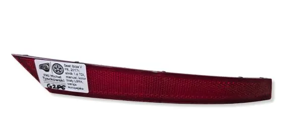 Seat Ibiza V (KJ) Rear tail light reflector 6F0945106
