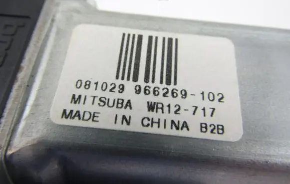 Volvo XC60 Front door window regulator motor 966269102