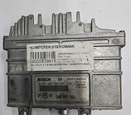 Volkswagen PASSAT B7 Engine control unit/module 3A0907311 0261203593 0261203594