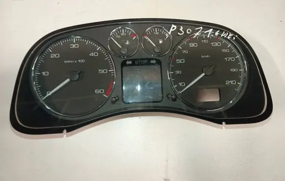 Peugeot 307 Speedometer (instrument cluster) P9654485280