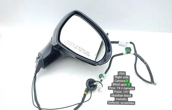 Mercedes-Benz EQS V297 Front door electric wing mirror A0998103401