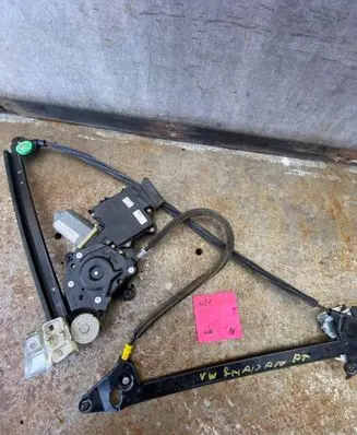 Volkswagen Sharan Rear door window regulator with motor 7M3959812 106233100 YM2114533BA