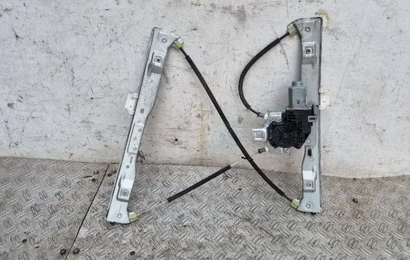 Front door window regulator with motor