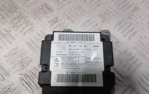 Citroen C3 Aircross Airbag control unit/module 9825277080 2019092402 A2C98794709