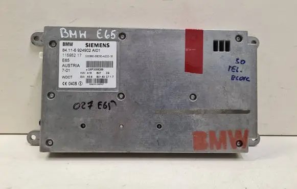 BMW 7 E65 E66 Phone control unit/module 6924902 84116924902 S30888S805