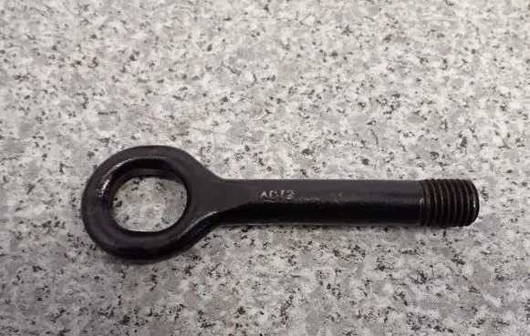 Towing hook eye
