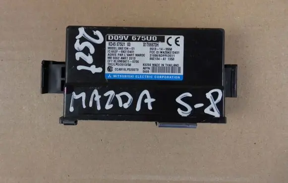 Mazda CX-3 Central locking relay D09V675U0 KD45675U103 X1T66673H