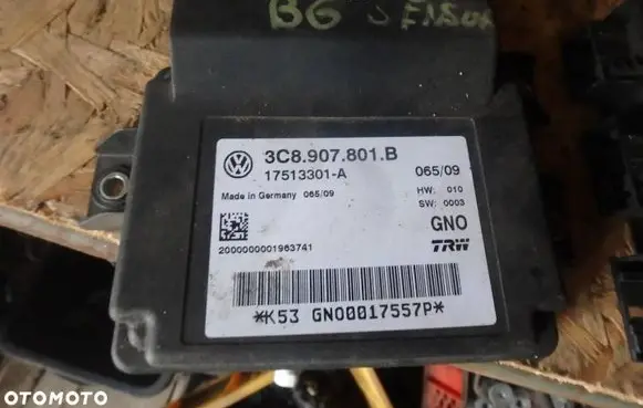 Volkswagen PASSAT B6 Brake system control unit/module 3c8.907.801B
