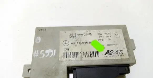 Mercedes-Benz E W211 Other control units/modules A2118206685