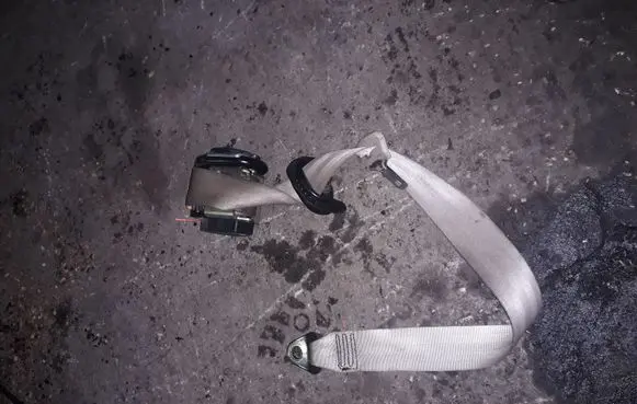 Peugeot 607 Front seatbelt