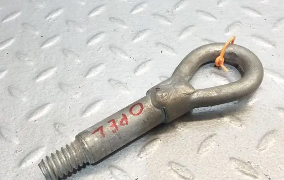 Towing hook eye