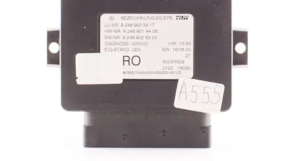 Mercedes-Benz A W176 Brake system control unit/module A2469003417 A2469028303 A2469014406