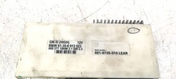 BMW 5 E39 Comfort/convenience module 61356913523 60837710HW 6010728014