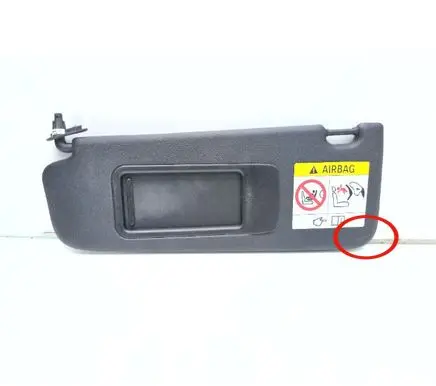 BMW X1 E84 Sun visor 7251981