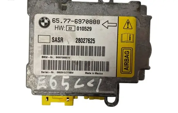 BMW 7 E65 E66 Airbag control unit/module 6970888 65776970888 28027625