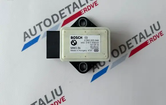 BMW X1 E84 ESP acceleration yaw rate sensor 3417699 0265005644 6782372