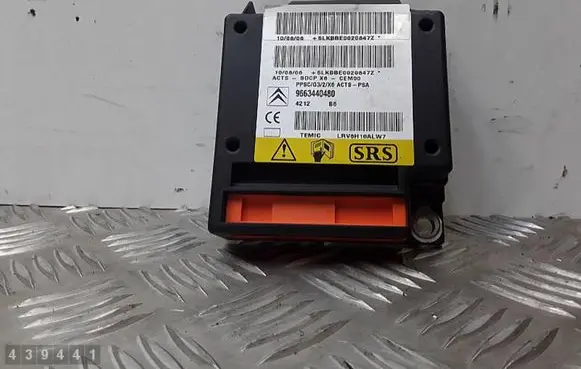 Citroen C6 Airbag control unit/module 9663440480 5LHBEE0020847Z