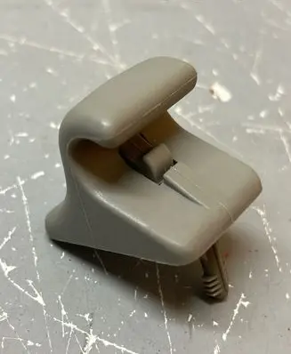 Sun visor clip/hook/bracket