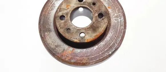 Fiat Panda II Front brake disc neventiliuojamas