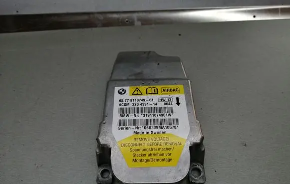 BMW 5 E60 E61 Airbag control unit/module 9118749 65779118749