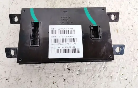 Tesla Model S Air conditioning/heating control unit 600736600B