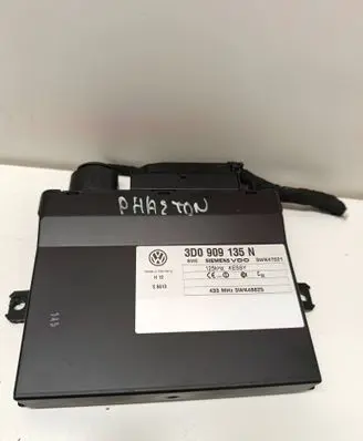 Volkswagen Phaeton Keyless (KESSY) go control unit/module 3D0909135N 5WK47021 5WK48825